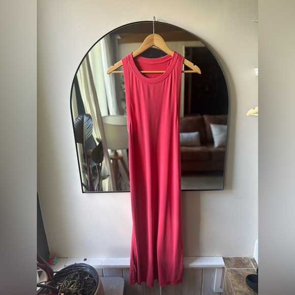 LULULEMON | Ease of it all dress in carnation  | size 6-8 - Picture 5 of 7